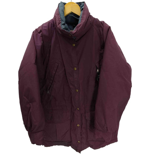 エルエルビーン L.L.Bean 90S カナダ製 MAINE WARDEN'S メインワーデンズ GORE-TEX 八の字ジップ ポケット ダブルジップ スタンドネック ダウン ジャケット メンズ import:L