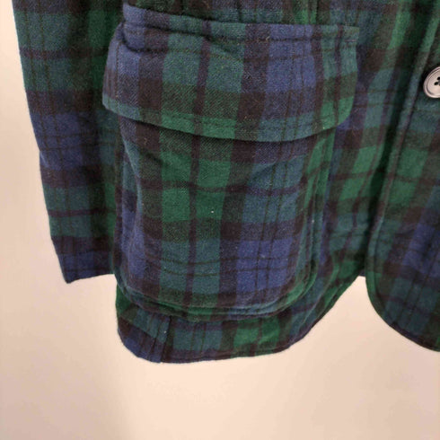 エンジニアードガーメンツ Engineered Garments 旧タグ BAKER JACKET ウール ブラックウォッチ チェック 3B シングル テーラード ベイカー ジャケット メンズ JPN:XS