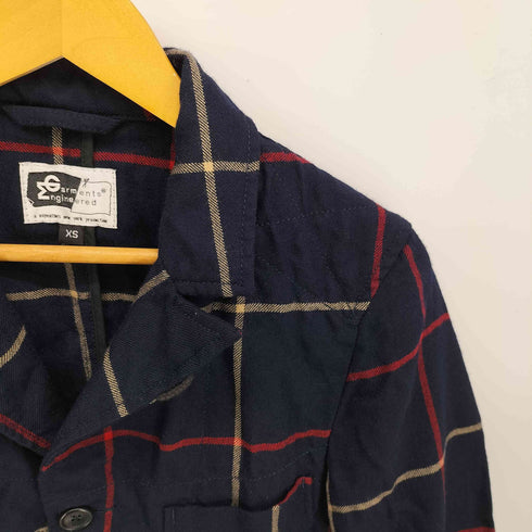 エンジニアードガーメンツ Engineered Garments 旧タグ BEDFORD JACKET ウール チェック 3B シングル テーラード ベッドフォード ジャケット メンズ JPN:XS