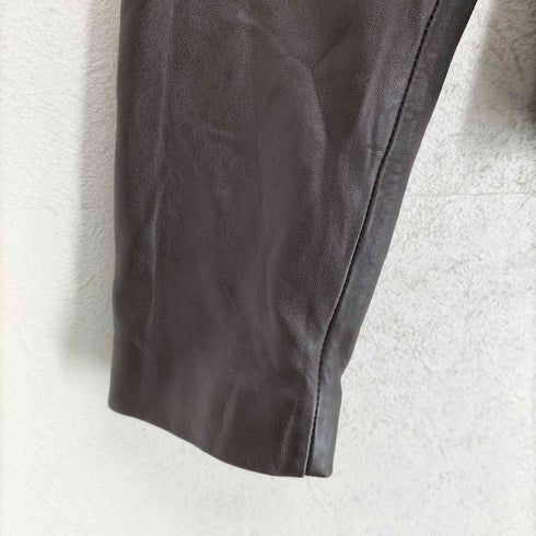 SRIC Lamb leather デザインジップラムレザージャケット レディース 38