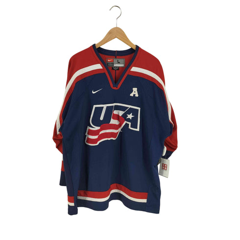 ナイキ NIKE 00s ホッケーゲームシャツ メンズ import:L