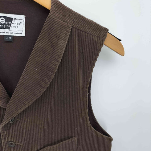 エンジニアードガーメンツ Engineered Garments 旧タグ SHAWL COLLAR CINCH VEST ショールカラー コーデュロイ シンチバック ワーク ベスト メンズ JPN:XS