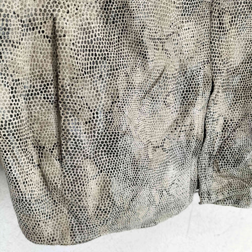 MIXIT Genuine Leather パイソン柄 シングルレザージャケット Y2K メンズ M