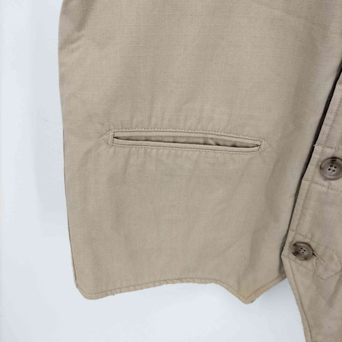 エンジニアードガーメンツ Engineered Garments 旧タグ 裏地 アーガイル ブランケット リップストップ ベスト メンズ JPN:XS