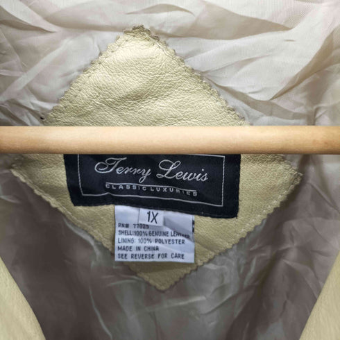 Terry Lewis 本革 レザーウエスタンジャケット メンズ 1X