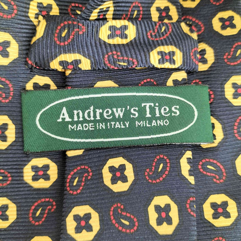 ANDREW'S TIES 総柄シルクネクタイ メンズ