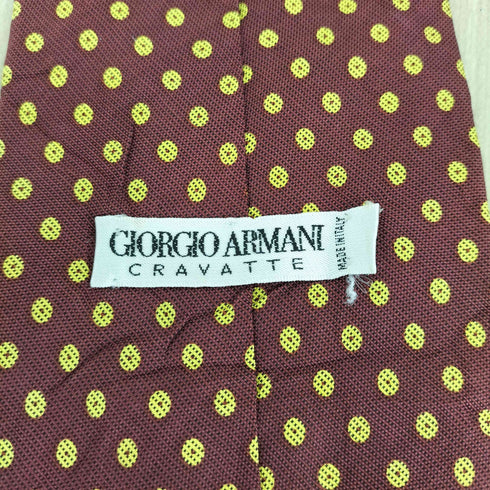 ジョルジオアルマーニ Giorgio Armani ドット柄ネクタイ メンズ