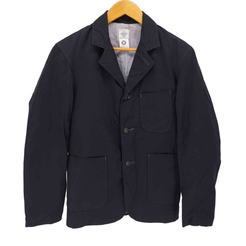 ポストオーバーオールズ POST OVERALLS USA製 裏地ストライプ ツイル コットン 3B ワーク ジャケット メンズ JPN:S