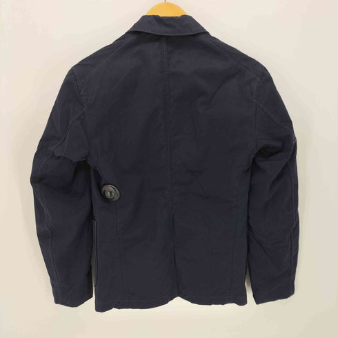 ポストオーバーオールズ POST OVERALLS USA製 裏地ストライプ ツイル コットン 3B ワーク ジャケット メンズ JPN:S