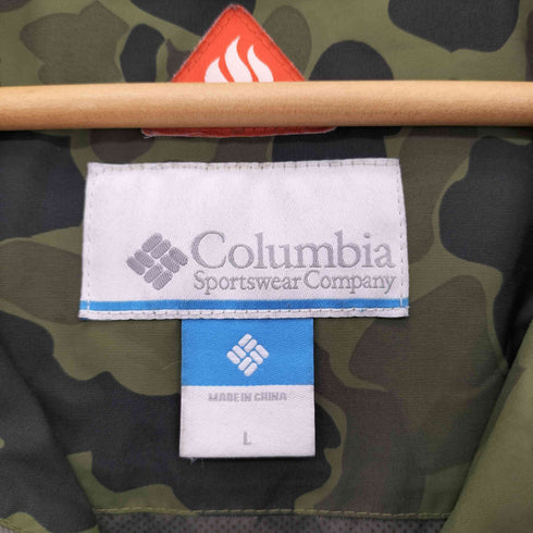 コロンビア Columbia カモフラージュ ダブルジップ ナイロンジャケット メンズ JPN:L