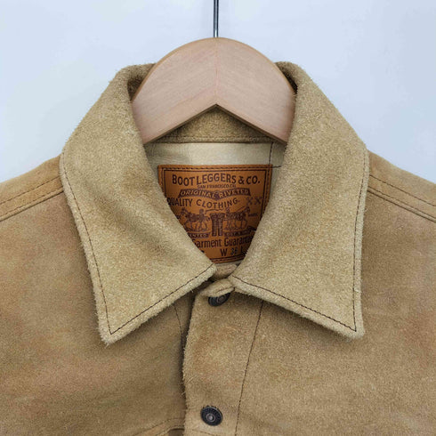 フリーホイーラーズ FREE WHEELERS BOOTLEGGERS REUNION 667 3rd 型 スエード レザー トラッカー ジャケット メンズ W36