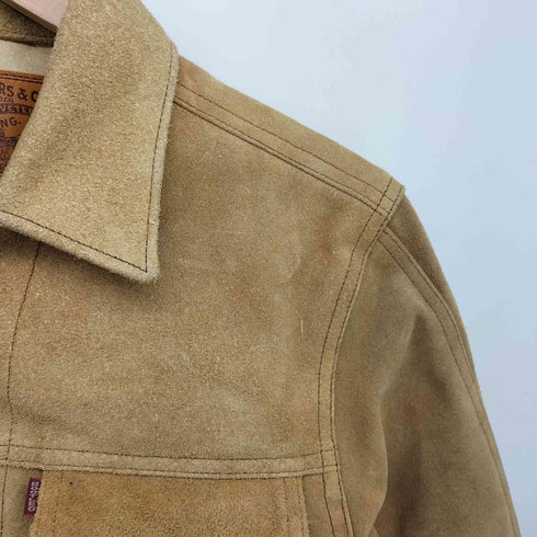 フリーホイーラーズ FREE WHEELERS BOOTLEGGERS REUNION 667 3rd 型 スエード レザー トラッカー ジャケット メンズ W36