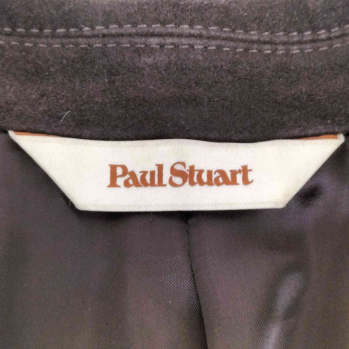ポールスチュアート Paul Stuart ゴートレザー 山羊革 スウェード 2B テーラードジャケット メンズ EUR:46