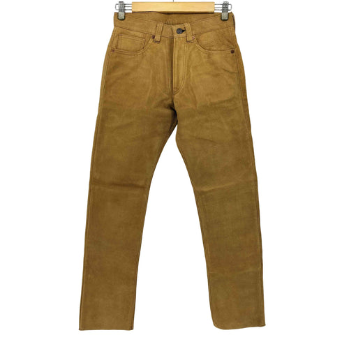 フリーホイーラーズ FREE WHEELERS BOOTLEGGERS REUNION 601 スエード レザー ジップフライ パンツ メンズ W29 L32