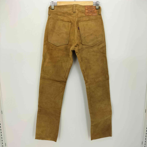 BOOTLEGGERS REUNION 601 スエード レザー ジップフライ パンツ メンズ W29 L32