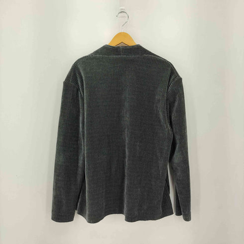ザラ ZARA コーデュロイノーカラージャケット メンズ import:M