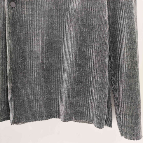 ザラ ZARA コーデュロイノーカラージャケット メンズ import:M