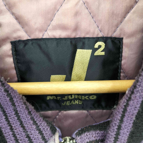 ミスタージュンコ Mr.JUNKO 背面ロゴ刺繍 ボンバージャケット メンズ JPN:L
