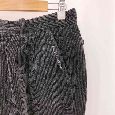カステルバジャック CASTELBAJAC 2タック コーデュロイ ワイドパンツ メンズ 82