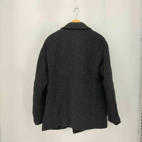 ユニクロ UNIQLO ナイロン混 裏キルティング ウール Pコート メンズ import:L