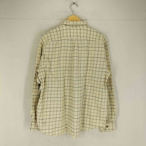 ランズエンド LANDS END チェック柄BDネルシャツ メンズ XL