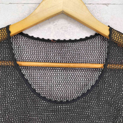ミッソーニ MISSONI MADE IN ITALY フラワー刺繍メッシュタンクトップ レディース