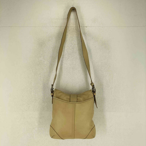 コーチ COACH 裏地シグネチャーロゴレザーショルダーバッグ レディース