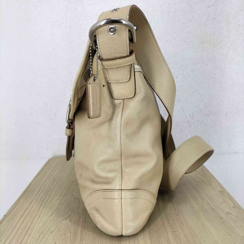 コーチ COACH 裏地シグネチャーロゴレザーショルダーバッグ レディース