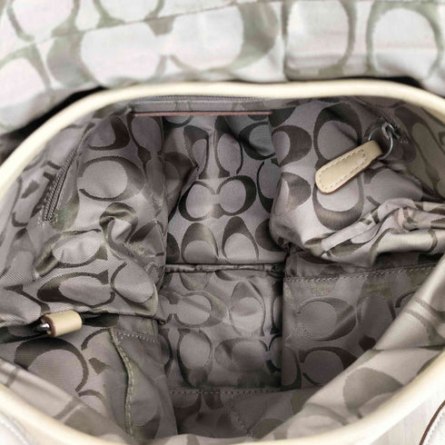 コーチ COACH 裏地シグネチャーロゴレザーショルダーバッグ レディース