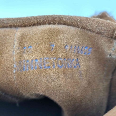 ミネトンカ Minnetonka フリンジスエードロングブーツ レディース 7