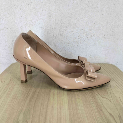 サルヴァトーレフェラガモ Salvatore Ferragamo KATRIN VARA パテントレザーヒールパンプス レディース 7