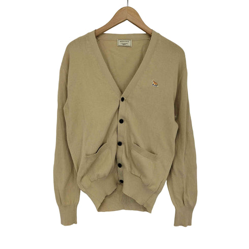 メゾンキツネ MAISON KITSUNE コットンVネックカーディガン レディース import:XS