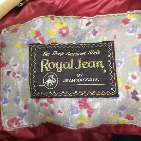 Royal Jean Y2K バンダナ ペイズリー柄 ボアフード 中綿 ベスト レディース JPN:3