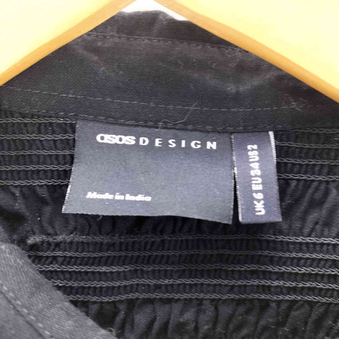 エイソス asos シャーリングデザイン ワンピース レディース UK:6