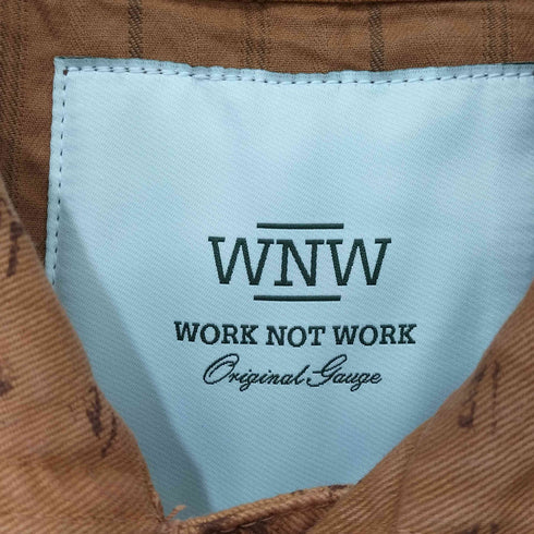 アーバンリサーチ URBAN RESEARCH WORK NOT WORK 総柄 ポーチャージャケット ワークジャケット メンズ JPN:M