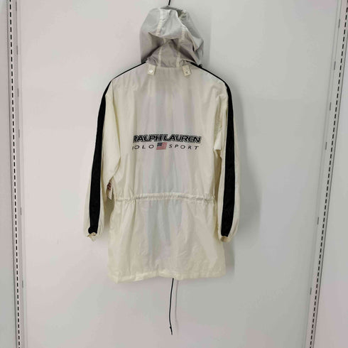 ポロスポーツラルフローレン POLO SPORT RALPH LAUREN リップストップ バックプリント ナイロンフーディージャケット レディース JPN:9号
