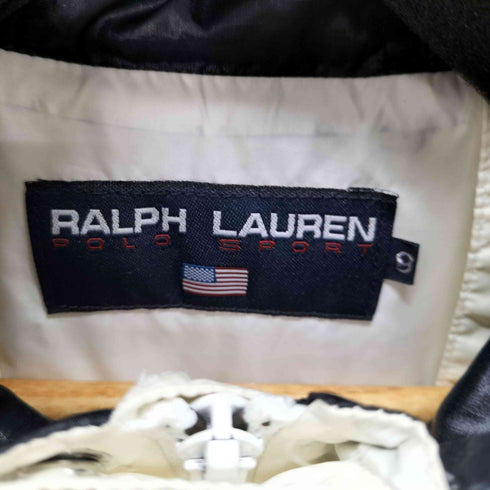 ポロスポーツラルフローレン POLO SPORT RALPH LAUREN リップストップ バックプリント ナイロンフーディージャケット レディース JPN:9号