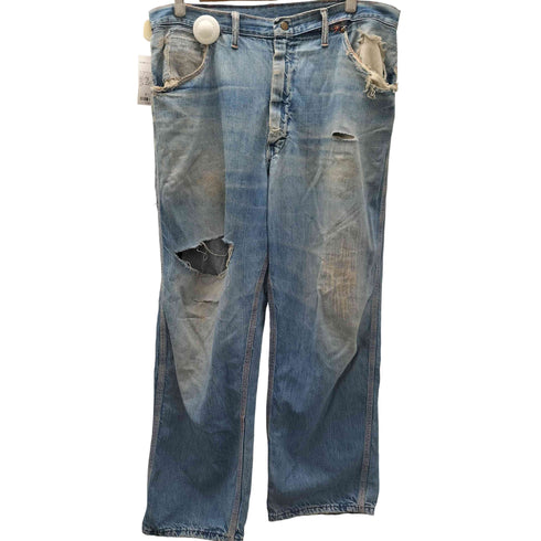 ビッグマック BIG MAC 70S IDEALジップ カムロック式 デニム ペインター ワーク パンツ 襤褸 ボロ メンズ