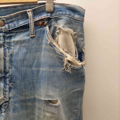 ビッグマック BIG MAC 70S IDEALジップ カムロック式 デニム ペインター ワーク パンツ 襤褸 ボロ メンズ