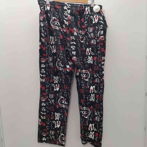 イタリア製 ハンコ 総柄 イージー パンツ メンズ