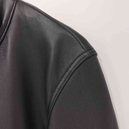 パブリックトウキョウ PUBLIC TOKYO シープレザー ダブルジップシングルライダースジャケット メンズ JPN:3