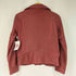ザラ ZARA ラムレザーダブルライダースジャケット レディース import:M