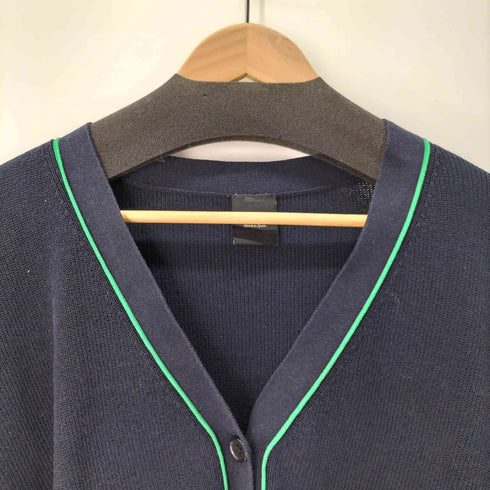 ユーバイスピックアンドスパン U by SPICK&SPAN 22SS 片畦ラインVネック カーディガン レディース