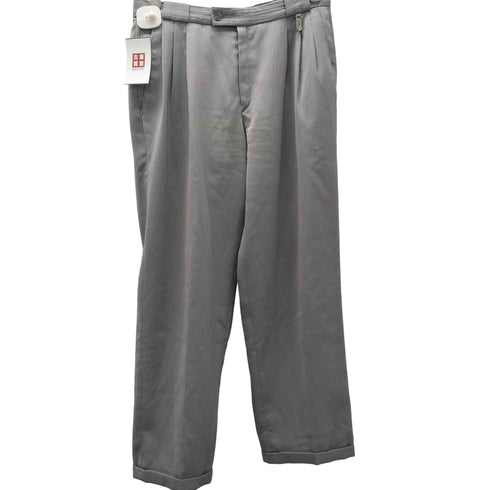 Jean deNimes Pantalon de Luxe 3タック 織り ポリ レーヨン スラックス パンツ メンズ 40