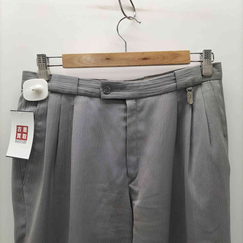 Jean deNimes Pantalon de Luxe 3タック 織り ポリ レーヨン スラックス パンツ メンズ 40