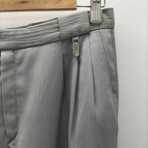 Jean deNimes Pantalon de Luxe 3タック 織り ポリ レーヨン スラックス パンツ メンズ 40