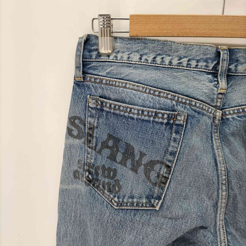 アールエヌエー RNA グラフィックプリント 刺繍 フロッキーパッチ ジップフライデニムパンツ Y2K メンズ JPN:M