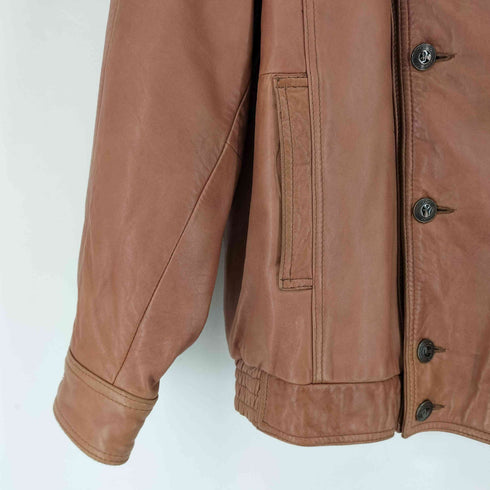 レザーボンバージャケット メンズ import:M