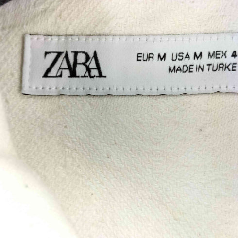 ザラ ZARA シャツジャケット メンズ import:M