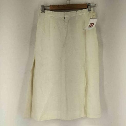 バーバリーズ BURBERRYS 80-90S リネンスカート レディース